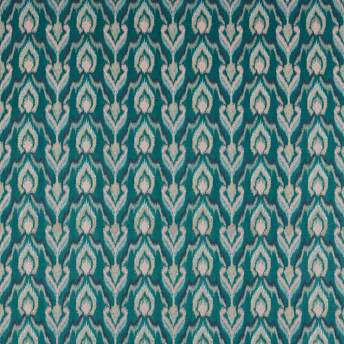 Velluto - Teal - CLARKE AND CLARKE Fabric