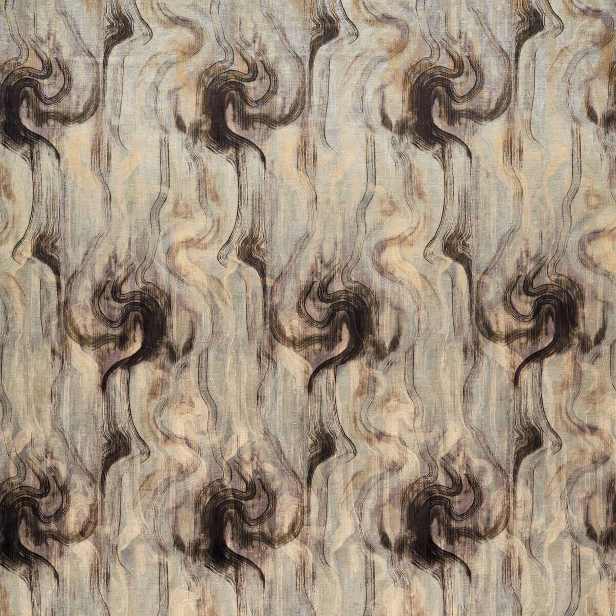 Tessuto - Nero/Silver - CLARKE AND CLARKE Fabric