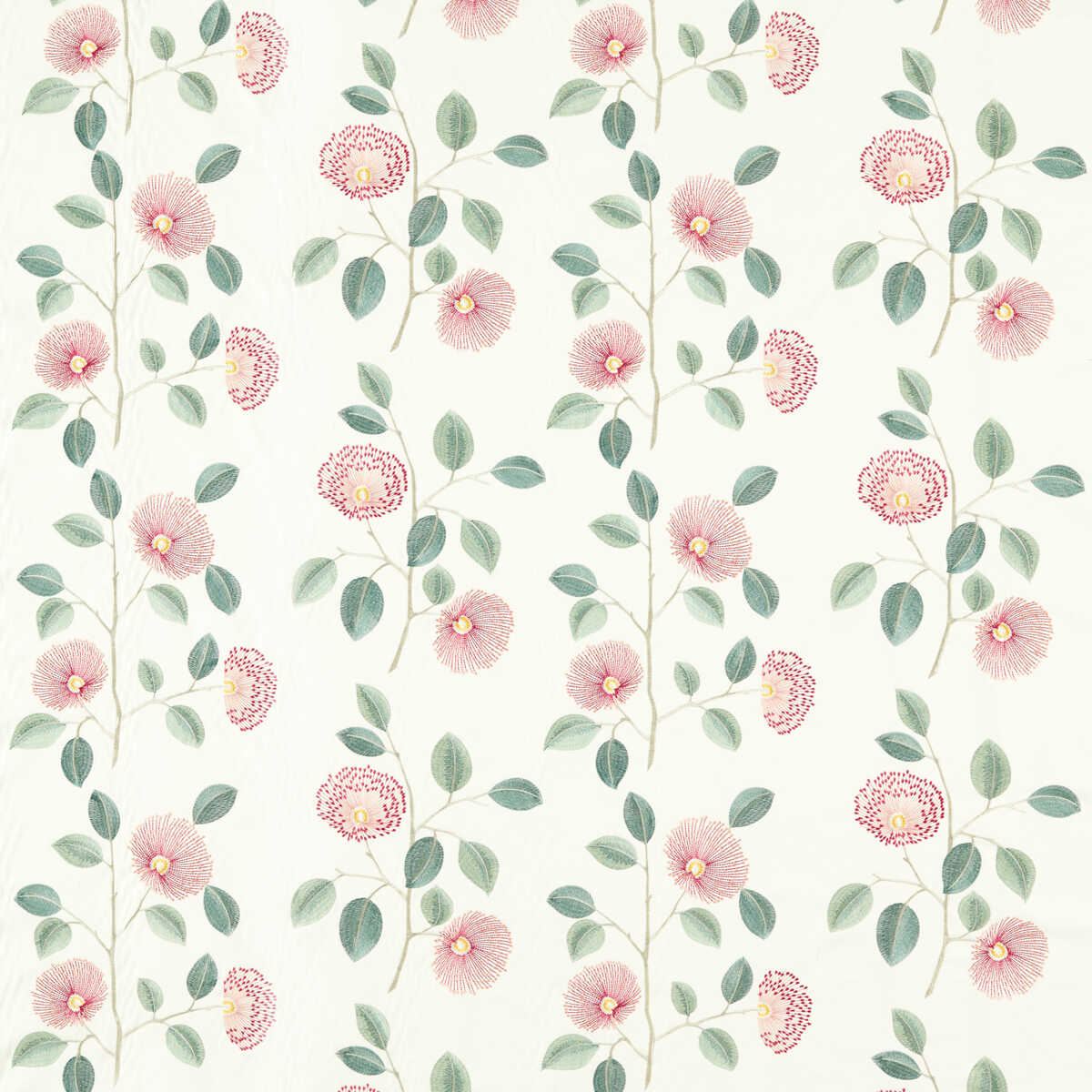 Monique - Blush/Raspberry - CLARKE AND CLARKE Fabric