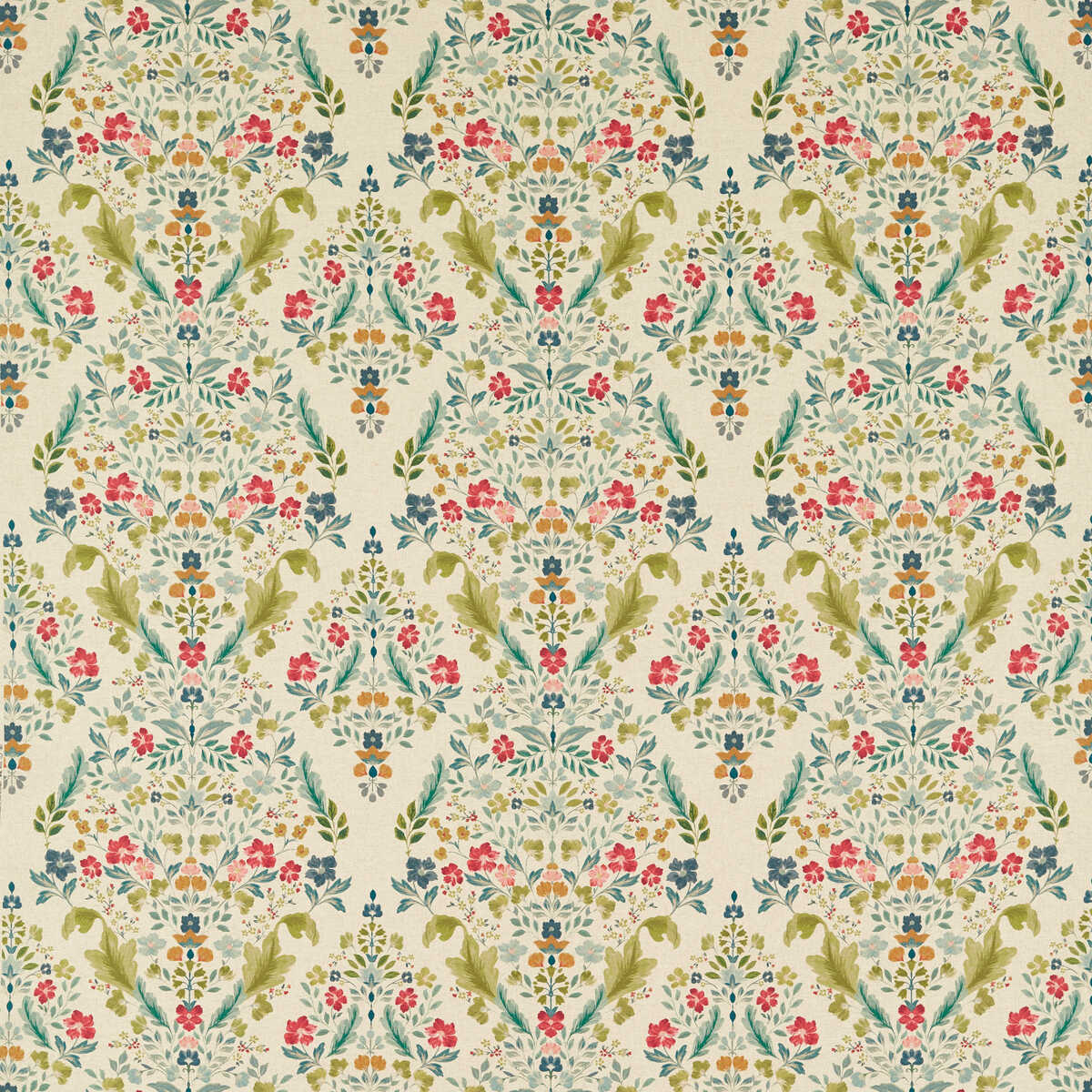 Gawthorpe - Forest/Linen - CLARKE AND CLARKE Fabric