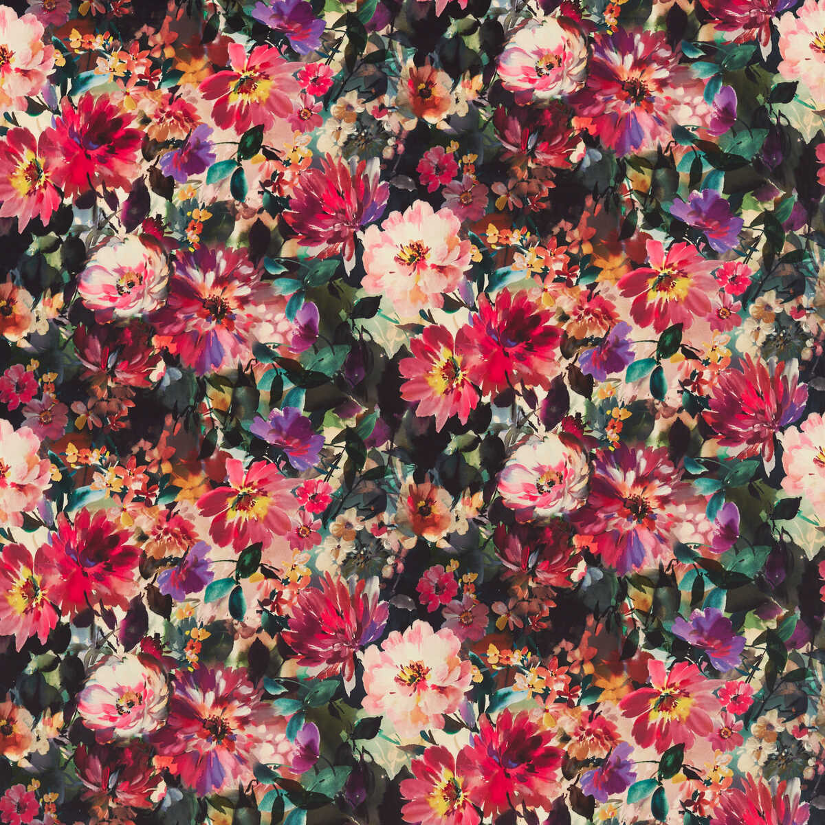 Tahiti - Fuchsia Velvet - CLARKE AND CLARKE Fabric