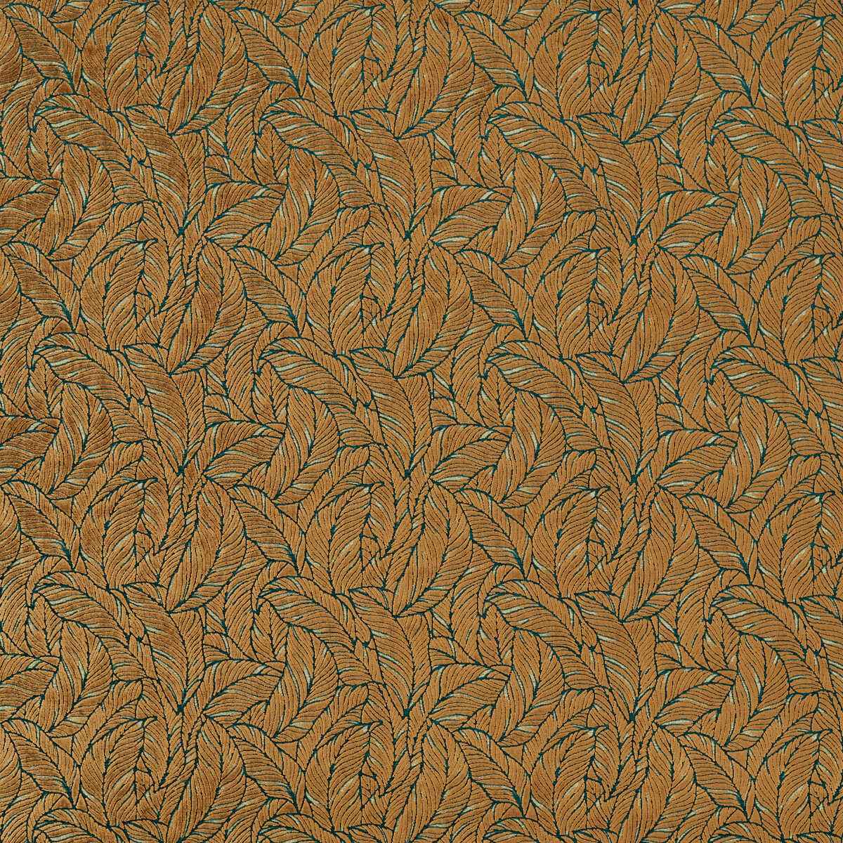 F161101cac0 Selva Antique Gold Velvet Clarke And Clarke Fabric - CLARKE AND CLARKE Fabric
