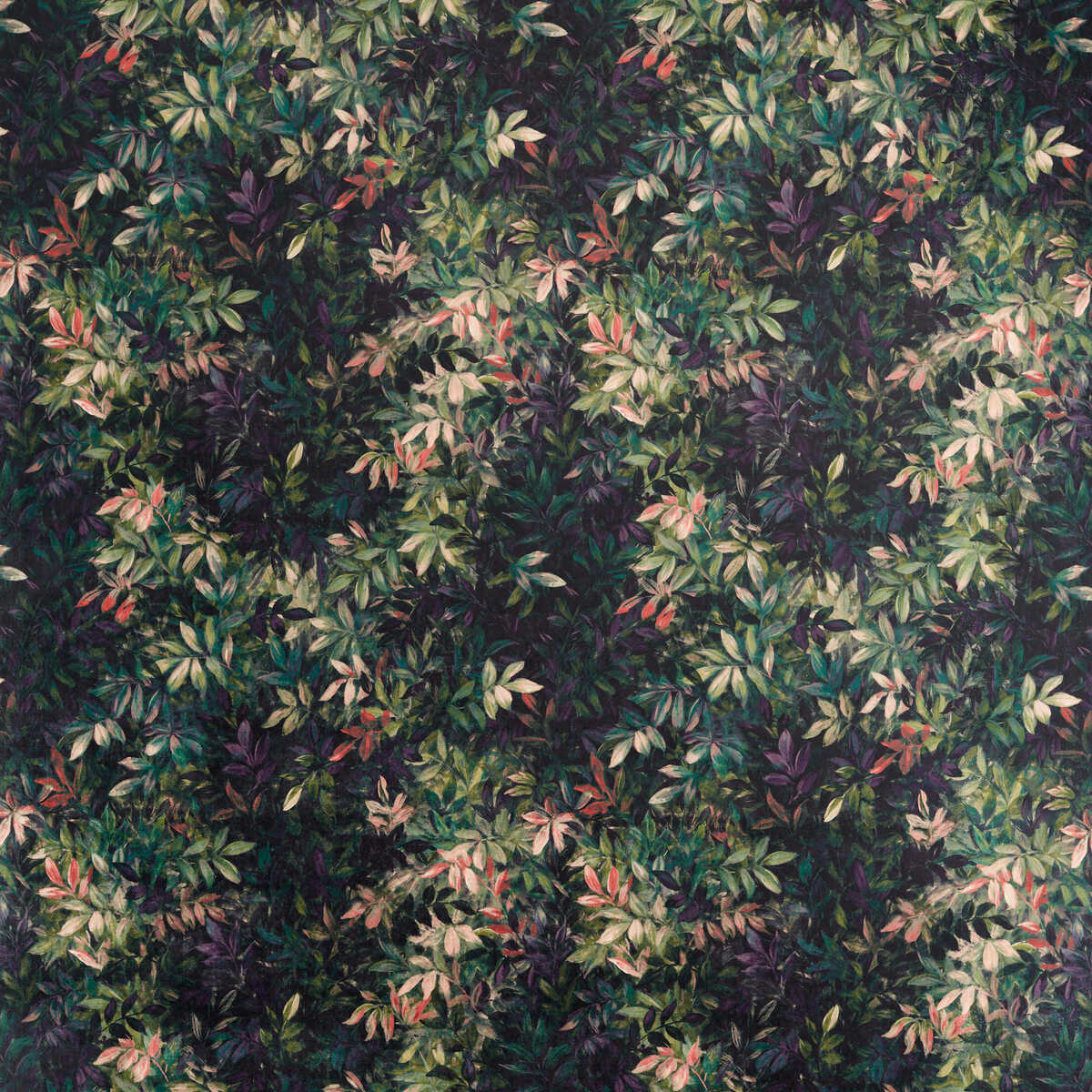 Congo - Amethyst/Emerald Velvet - CLARKE AND CLARKE Fabric