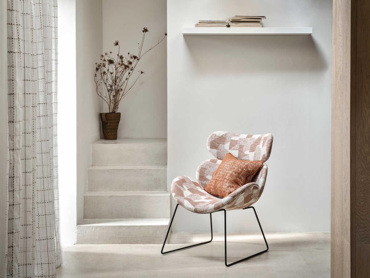 Espen - Rust - CLARKE AND CLARKE Fabric