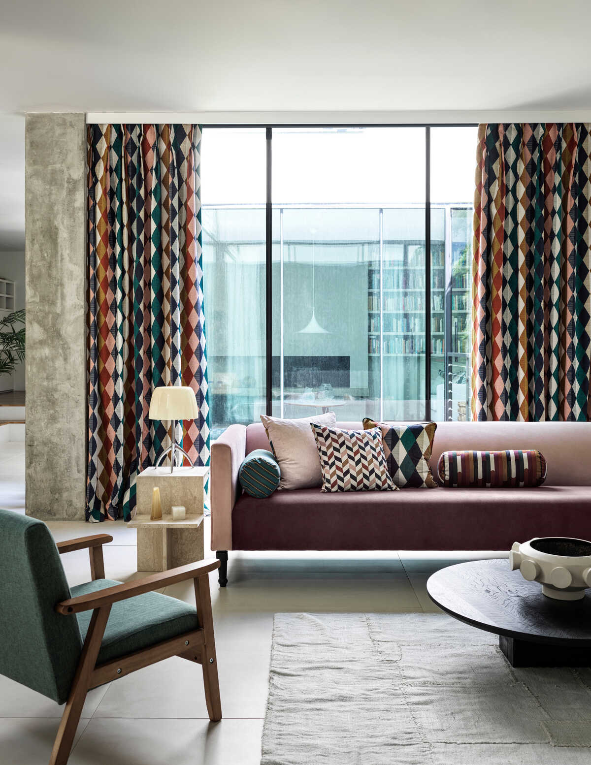 Denver - Retro - CLARKE AND CLARKE Fabric