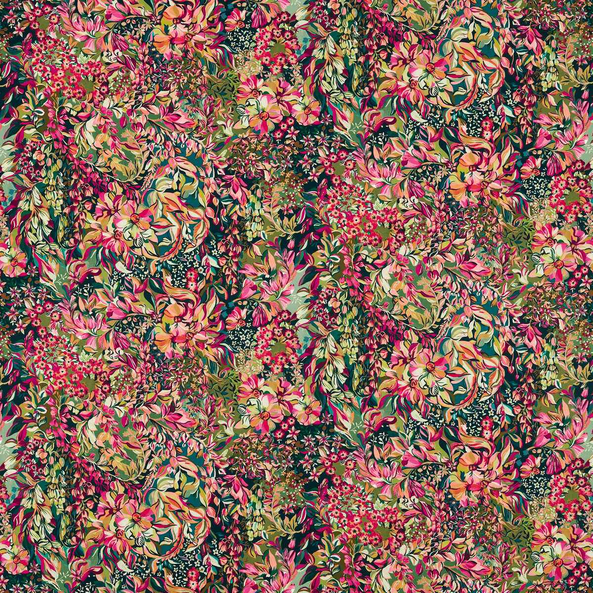 F164601cac0 Aubrey Velvet Forest Raspberry Clarke And Clarke Fabric