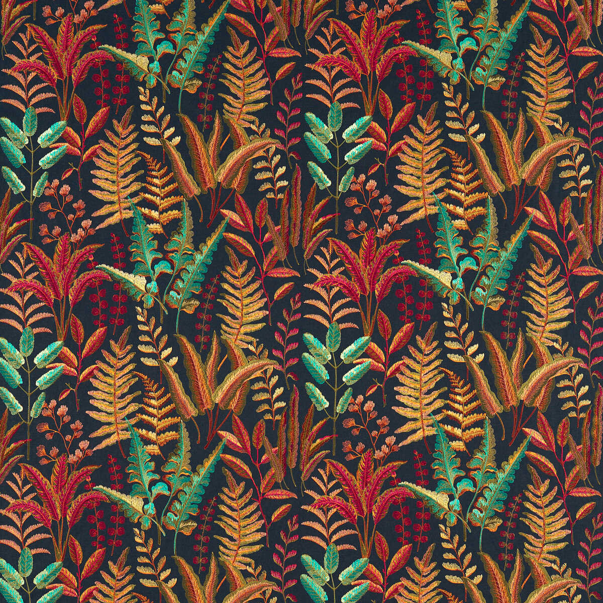 Bracken - Russet Aqua Emb