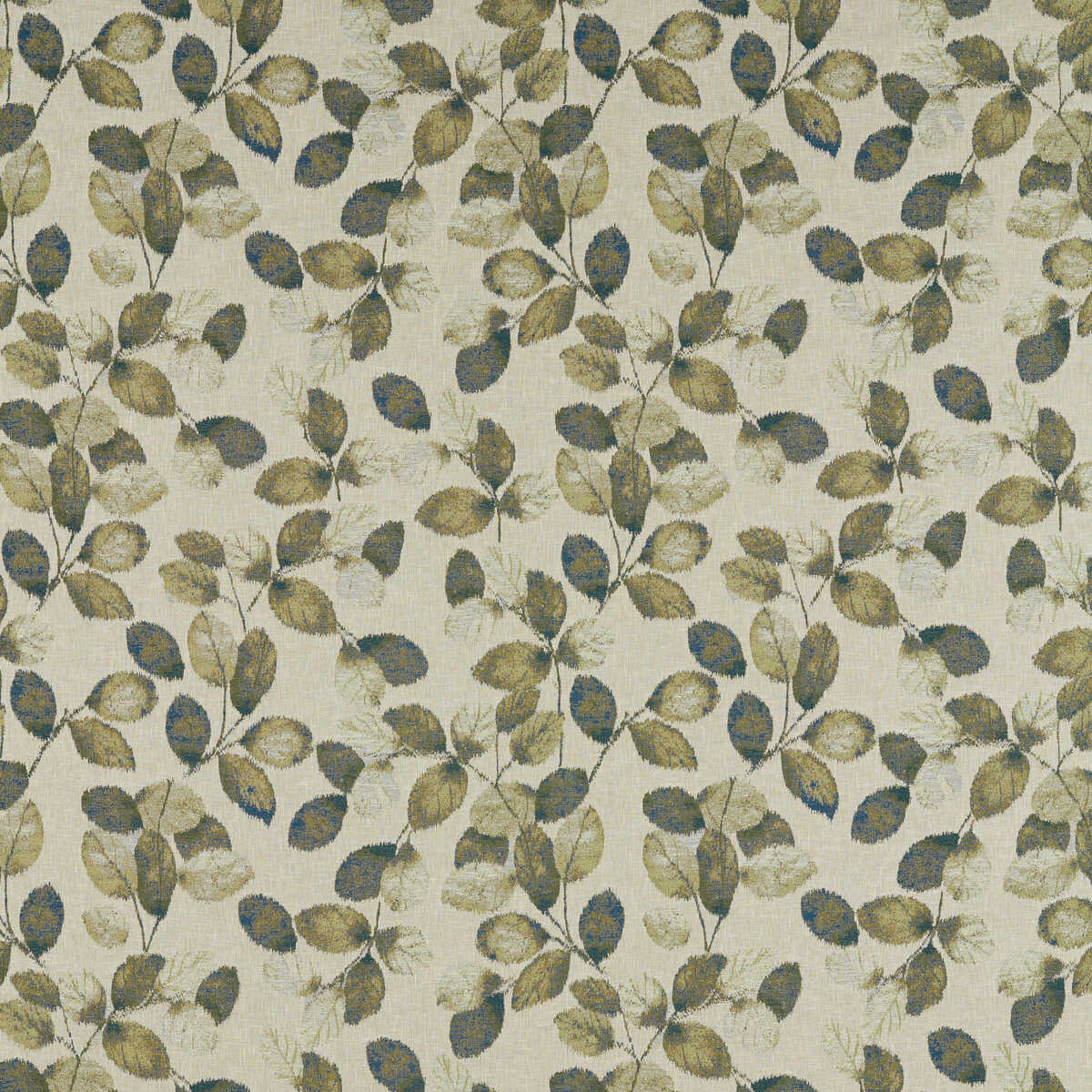 Northia - Olive Peacock - CLARKE AND CLARKE Fabric