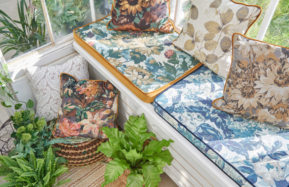 Sunforest - Antique - CLARKE AND CLARKE Fabric
