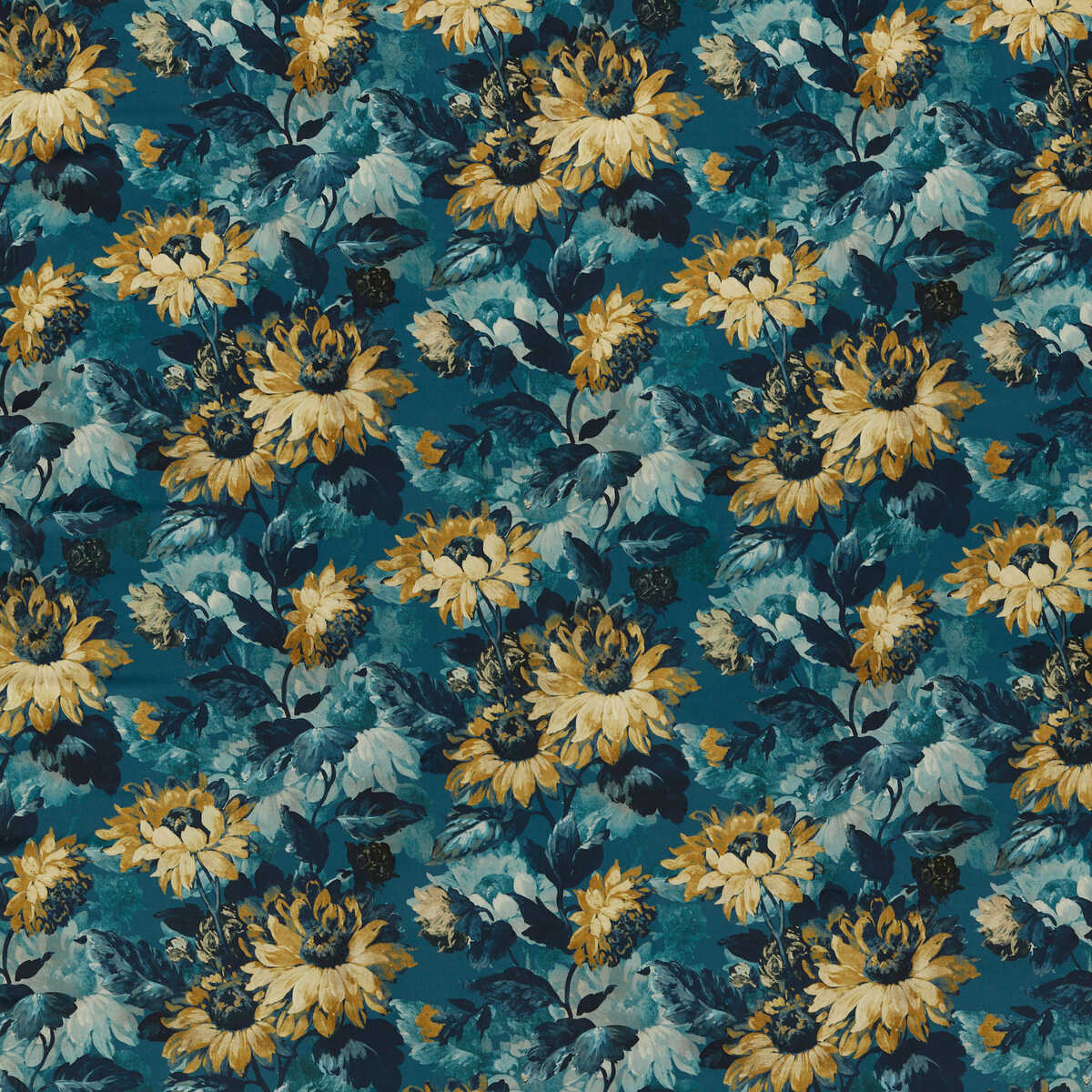 Sunforest - Denim Velvet - CLARKE AND CLARKE Fabric