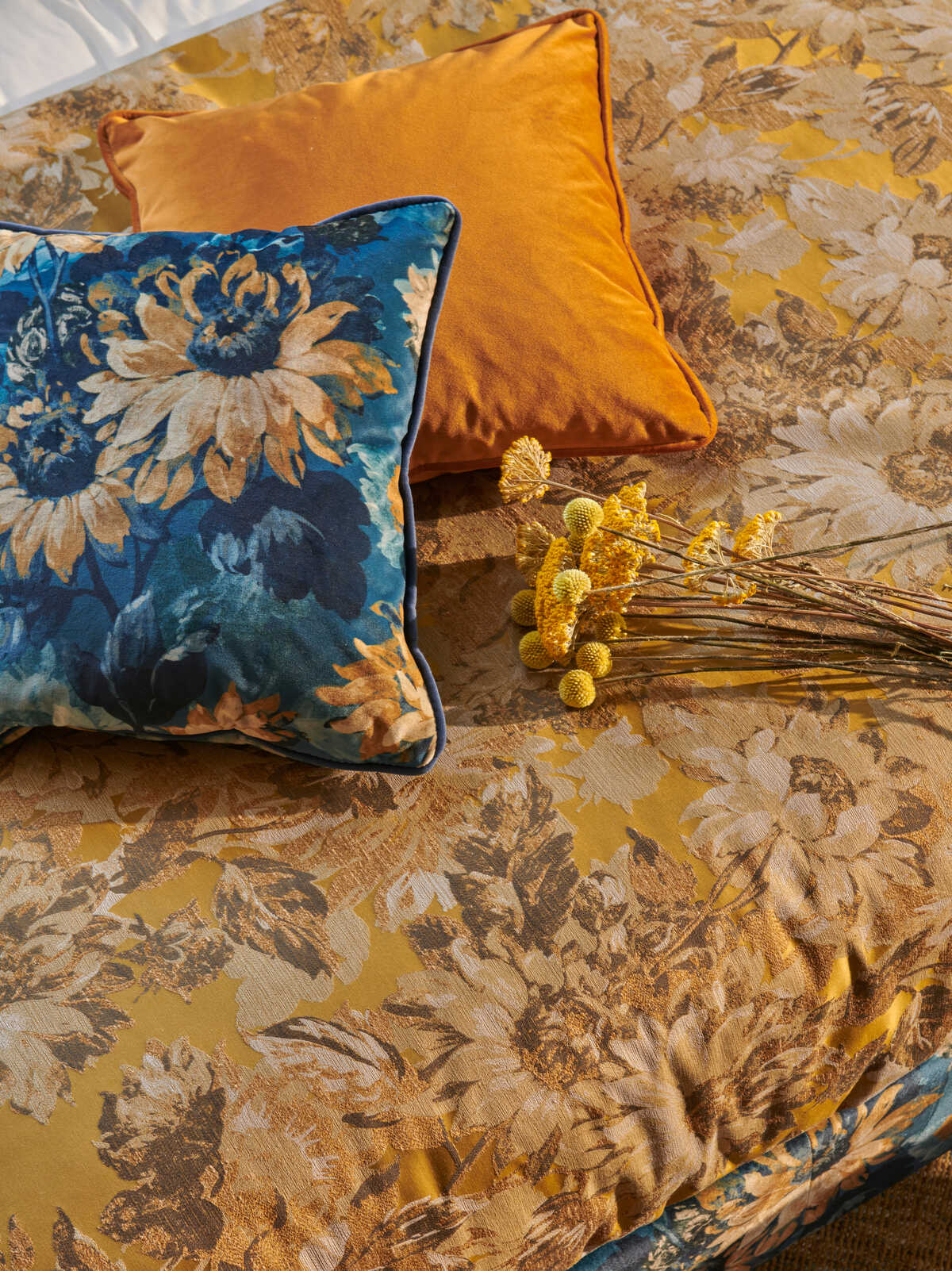 Sunforest - Denim Velvet - CLARKE AND CLARKE Fabric