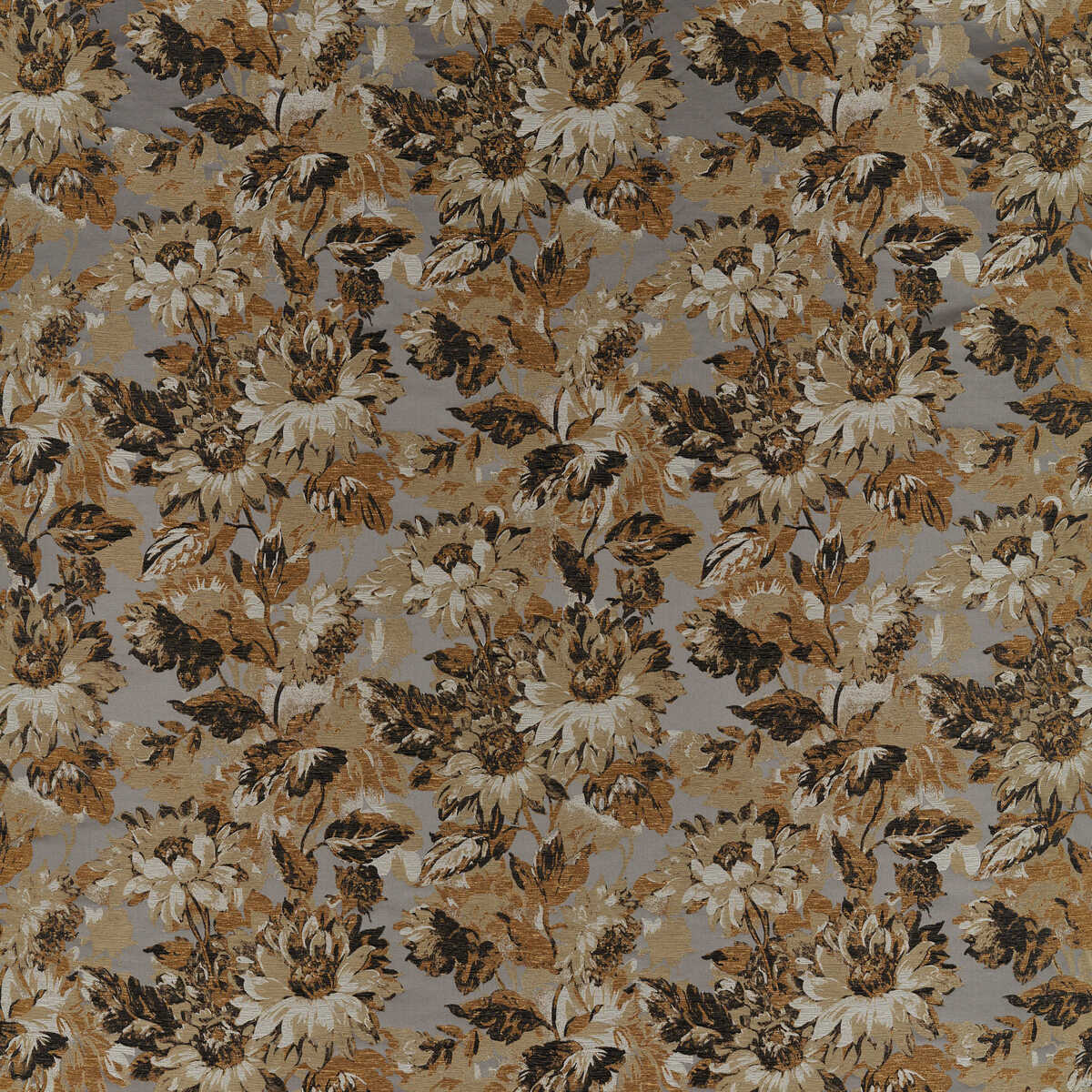 Sunforest - Pewter Jacquard - CLARKE AND CLARKE Fabric