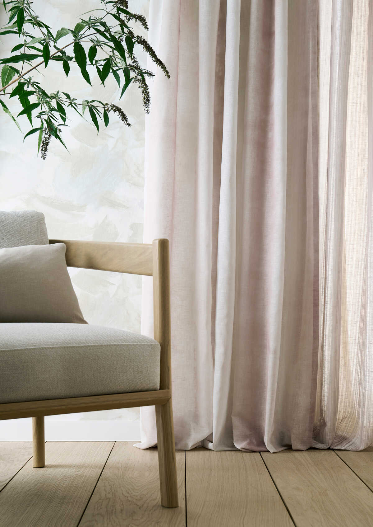 Diano - Blush - CLARKE AND CLARKE Fabric