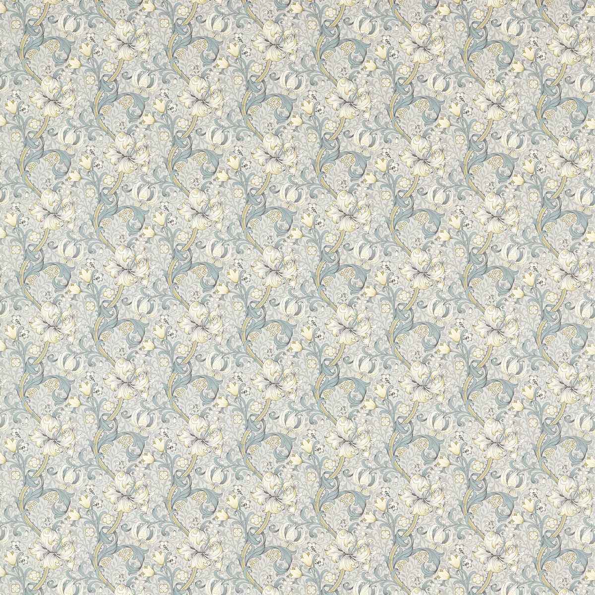 F167702cac0 Golden Lily Slate Dove Clarke And Clarke Fabric