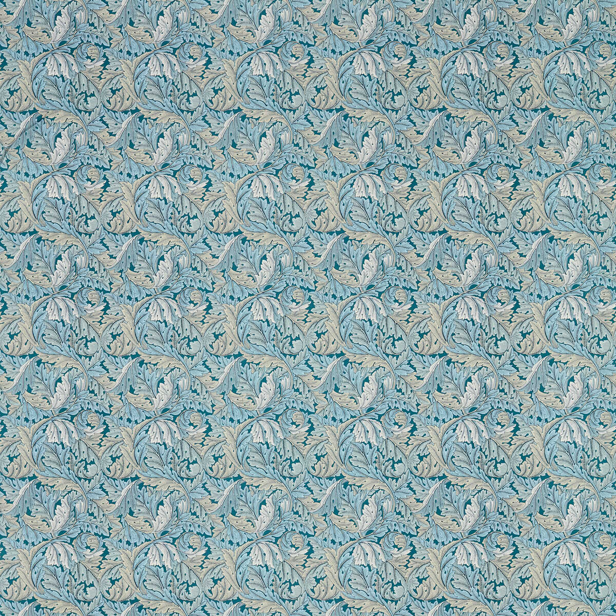 Acanthus - Denim - CLARKE AND CLARKE Fabric