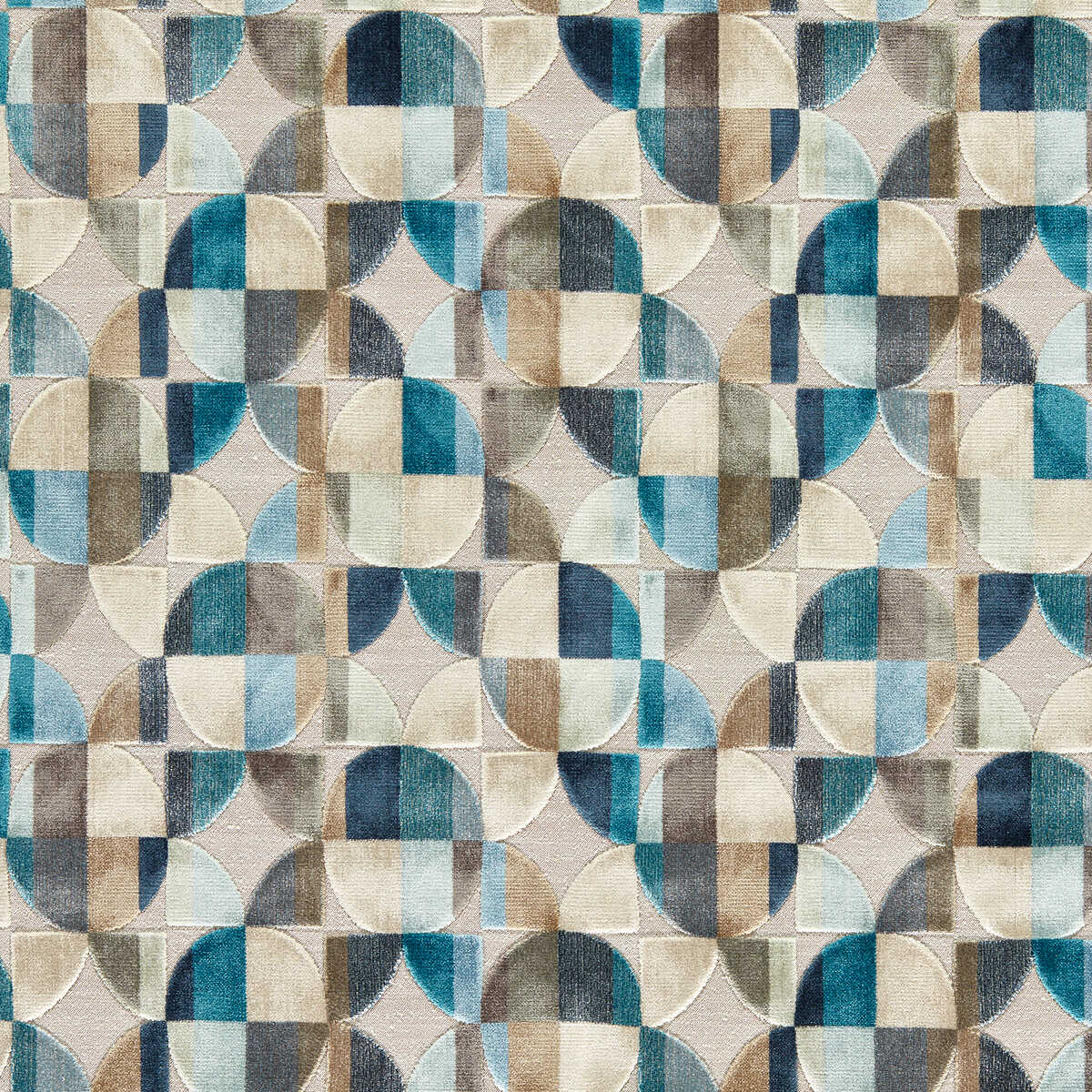 Delaunay - Denim - CLARKE AND CLARKE Fabric