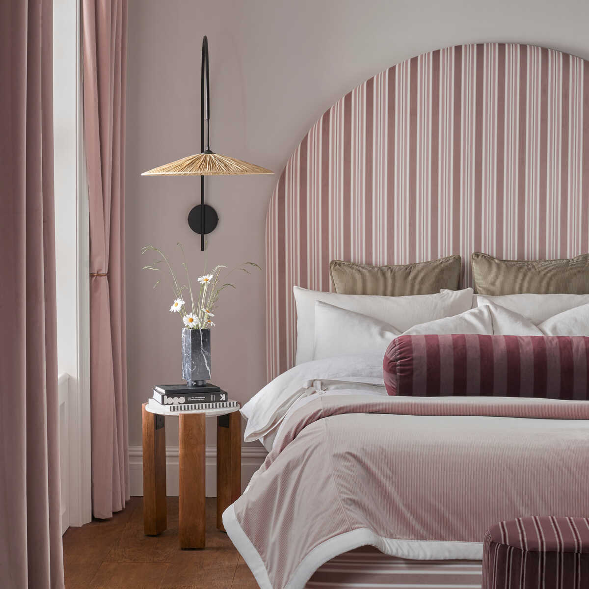 Haldon - Mulberry - CLARKE AND CLARKE Fabric