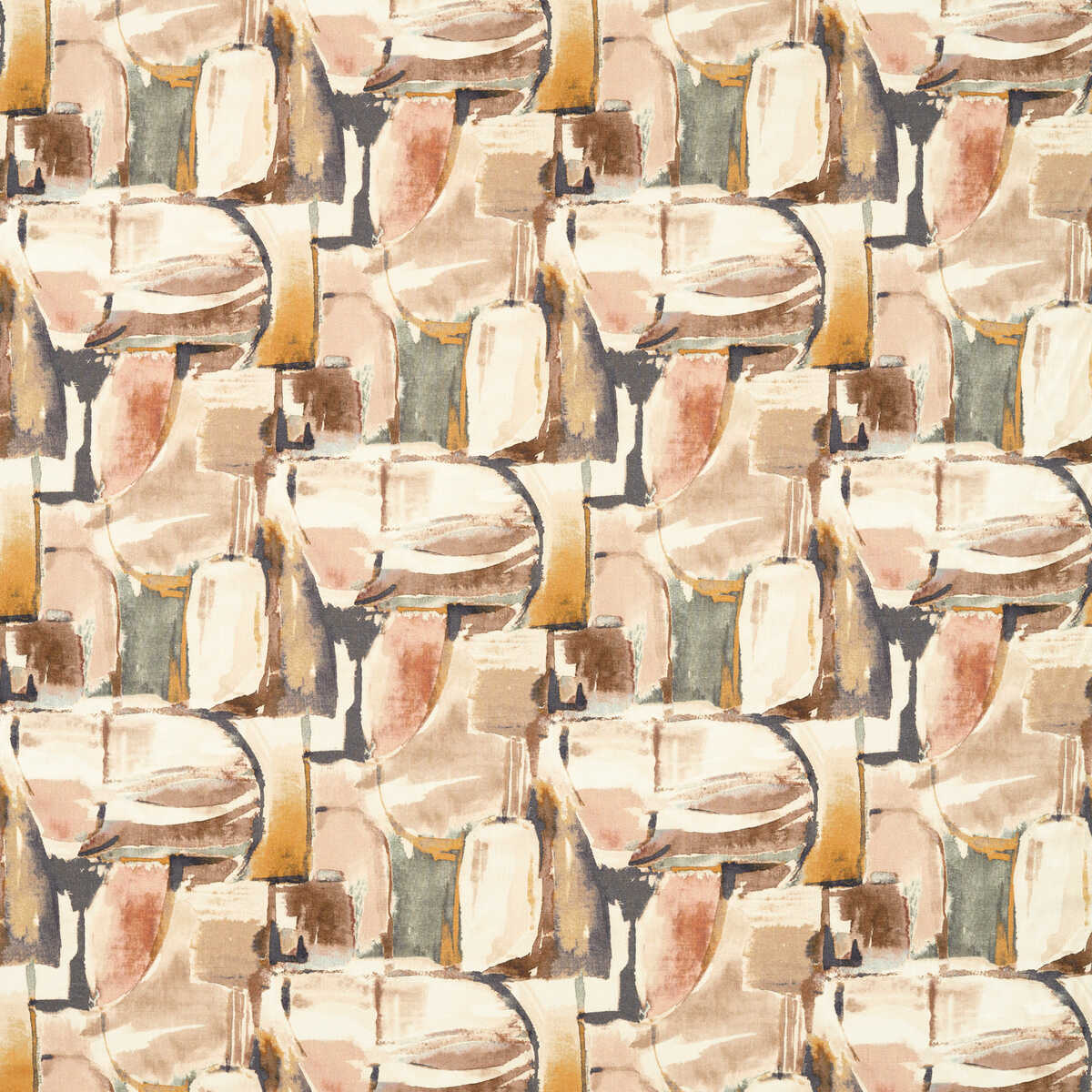 Figura - Blush/Natural - CLARKE AND CLARKE Fabric