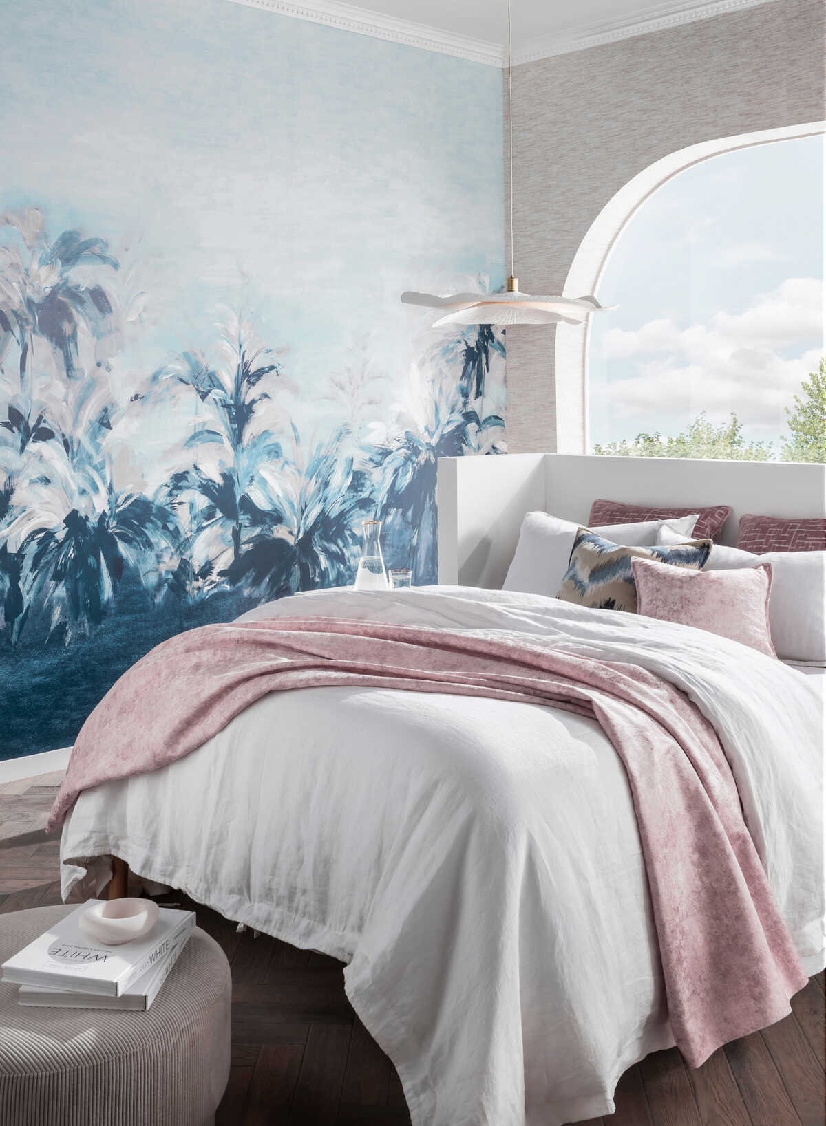 Pittura - Blush - CLARKE AND CLARKE Fabric