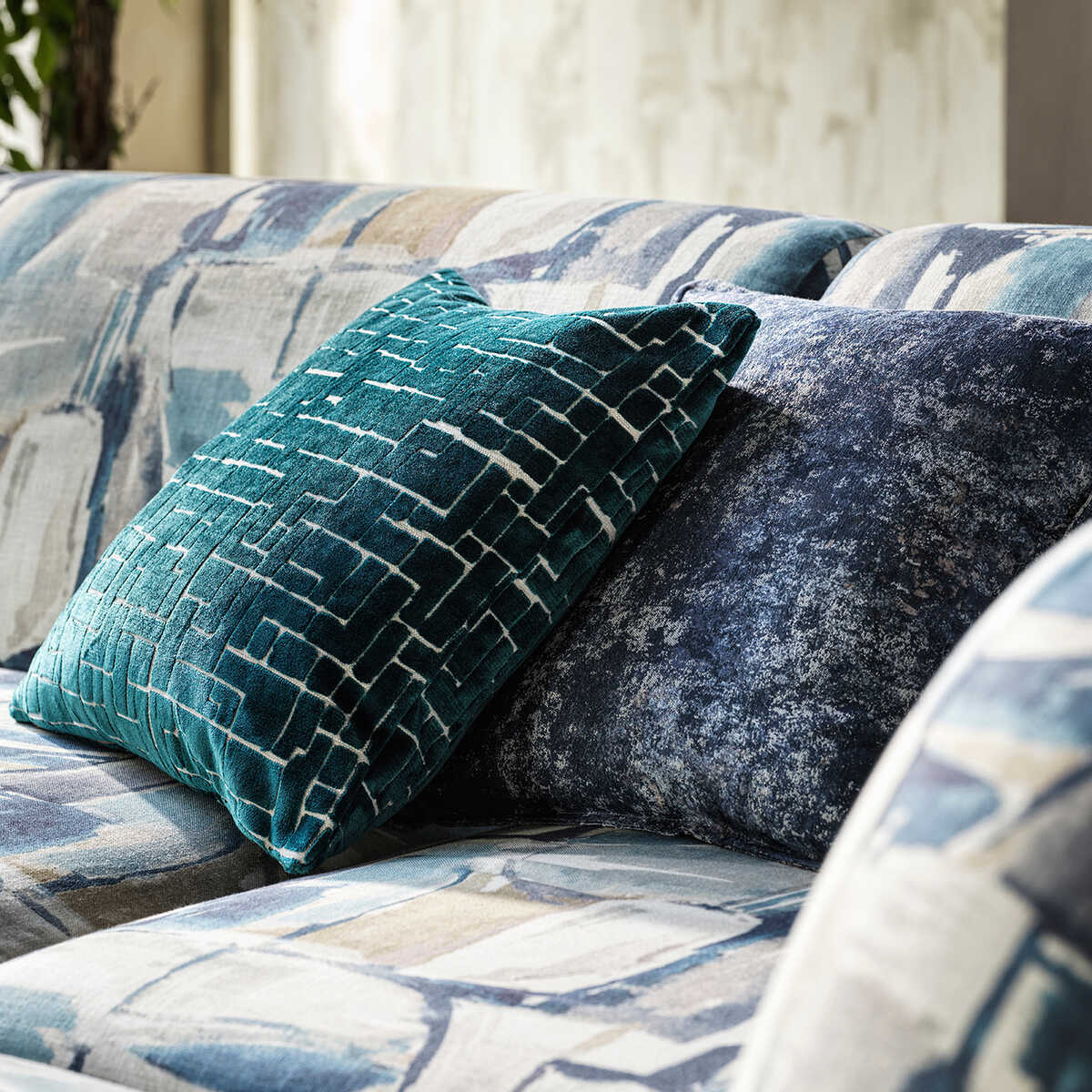 Pittura - Midnight - CLARKE AND CLARKE Fabric