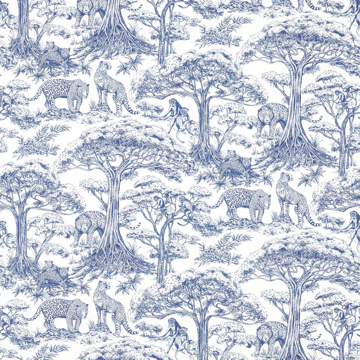 Kisumu - Midnight - CLARKE AND CLARKE Fabric