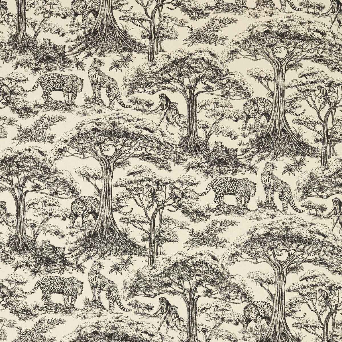 F171004cac0 Kisumu Noir Linen Clarke And Clarke Fabric