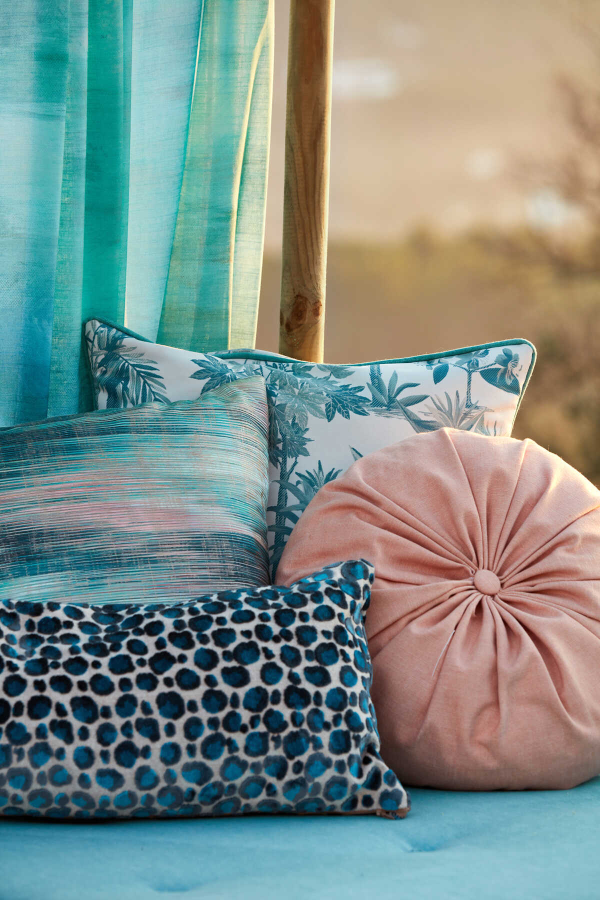 Malindi - Mineral - CLARKE AND CLARKE Fabric