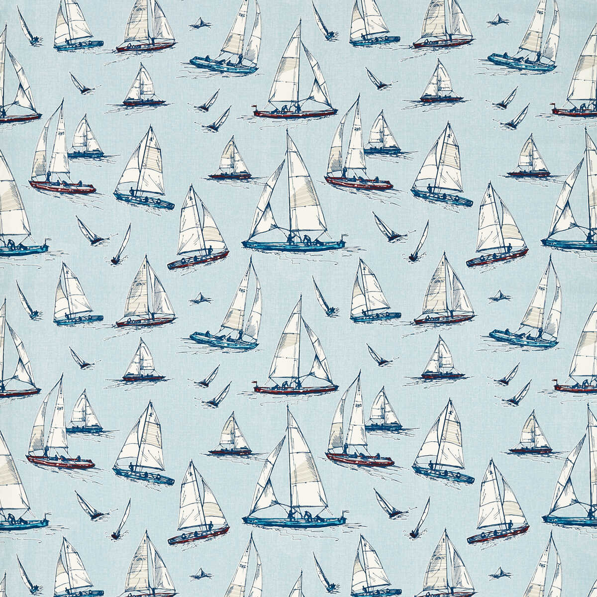 Sailing - Yacht - CLARKE AND CLARKE Fabric