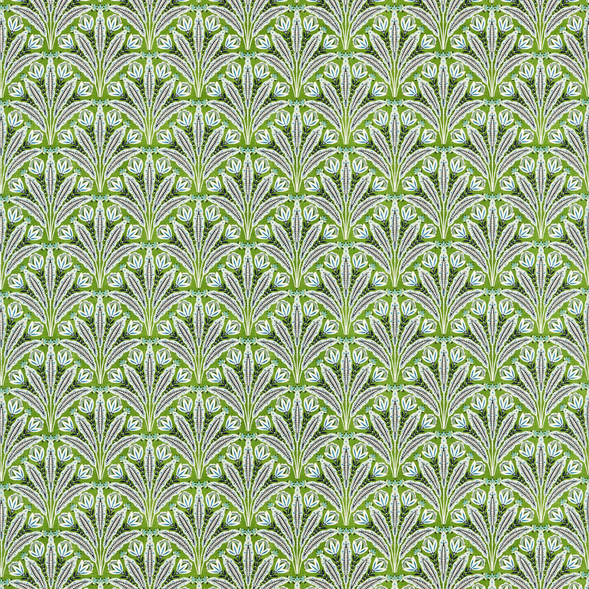 Attingham - Cobalt Green - CLARKE AND CLARKE Fabric