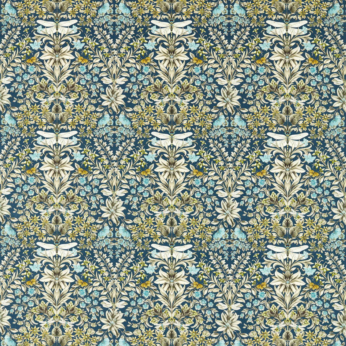 Mirabell - Midnight - CLARKE AND CLARKE Fabric