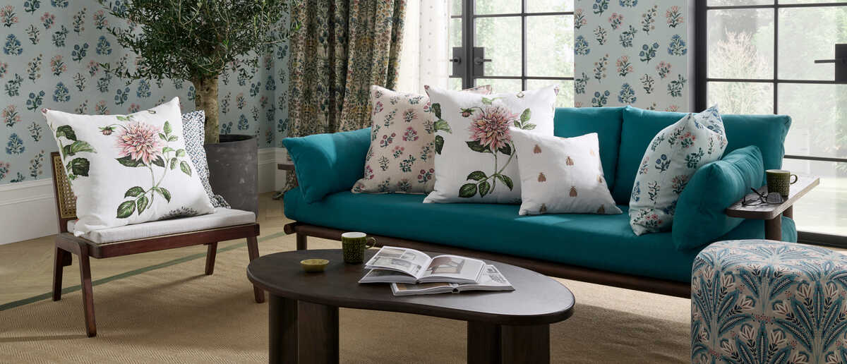 Roseraie - Summer - CLARKE AND CLARKE Fabric