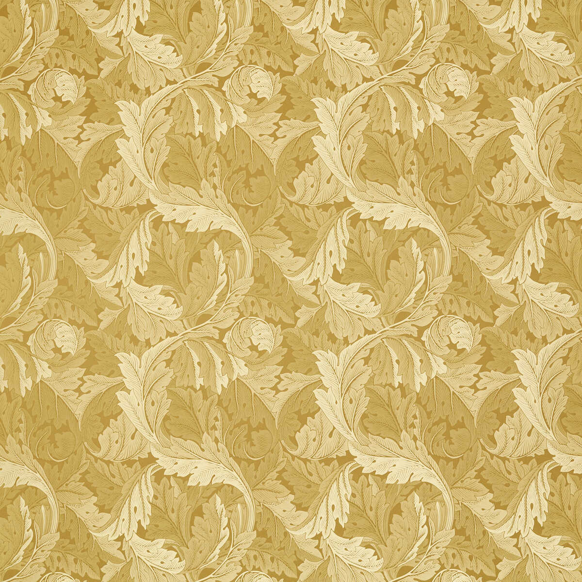 Acanthus Jacquard - Gold - CLARKE AND CLARKE Tela