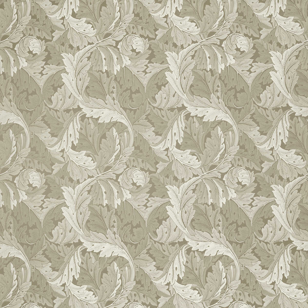 Acanthus Jacquard - Natural - CLARKE AND CLARKE Tela