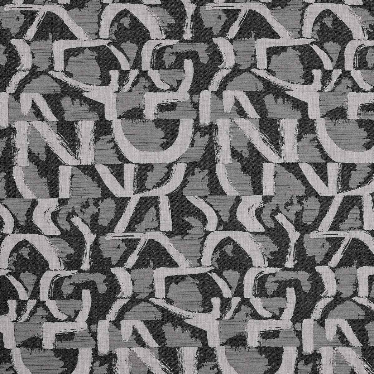 F177203cac0 Piero Jacquard Noir Clarke And Clarke Fabric - CLARKE AND CLARKE Fabric