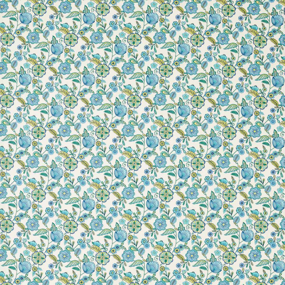 F177801cac0 Camellia Cobalt Clarke And Clarke Fabric