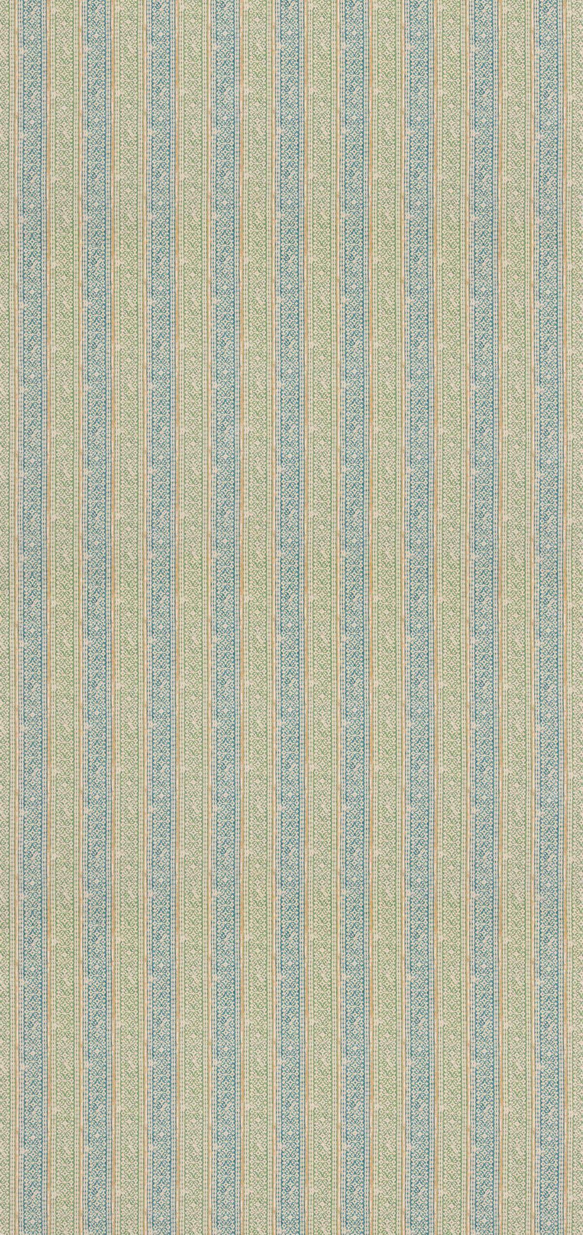 Ladbroke Stripe - Teal/Green - MULBERRY Fabric