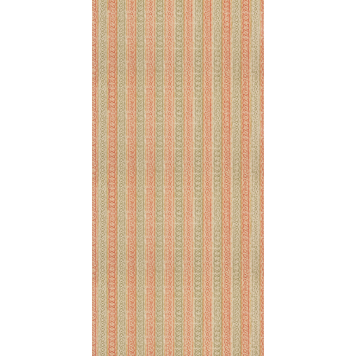 Ladbroke Stripe - Red/Green - Mulberry Fabric