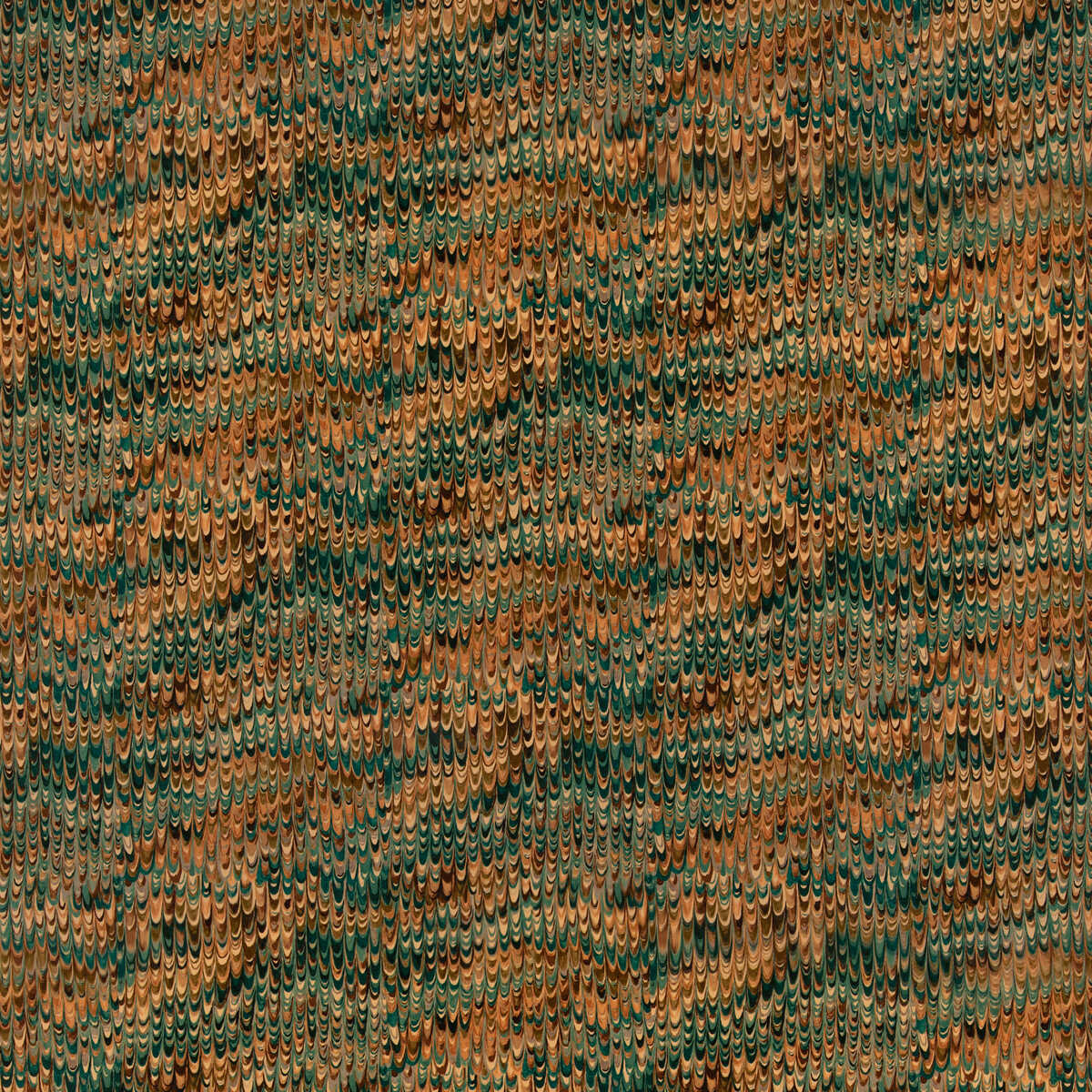 End Paper Velvet - Teal - MULBERRY Tela