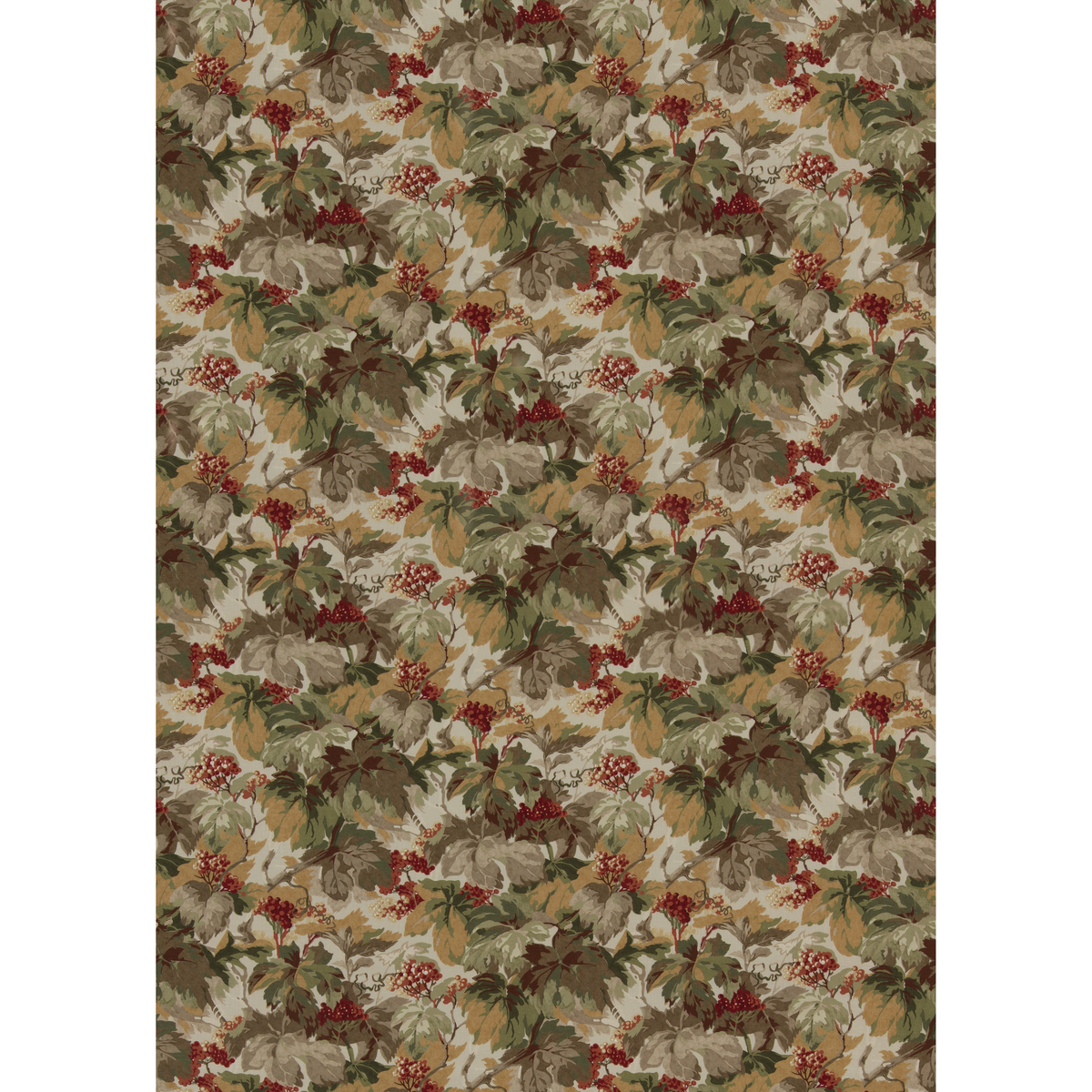 Country Walk - Red/Green - Mulberry Fabric