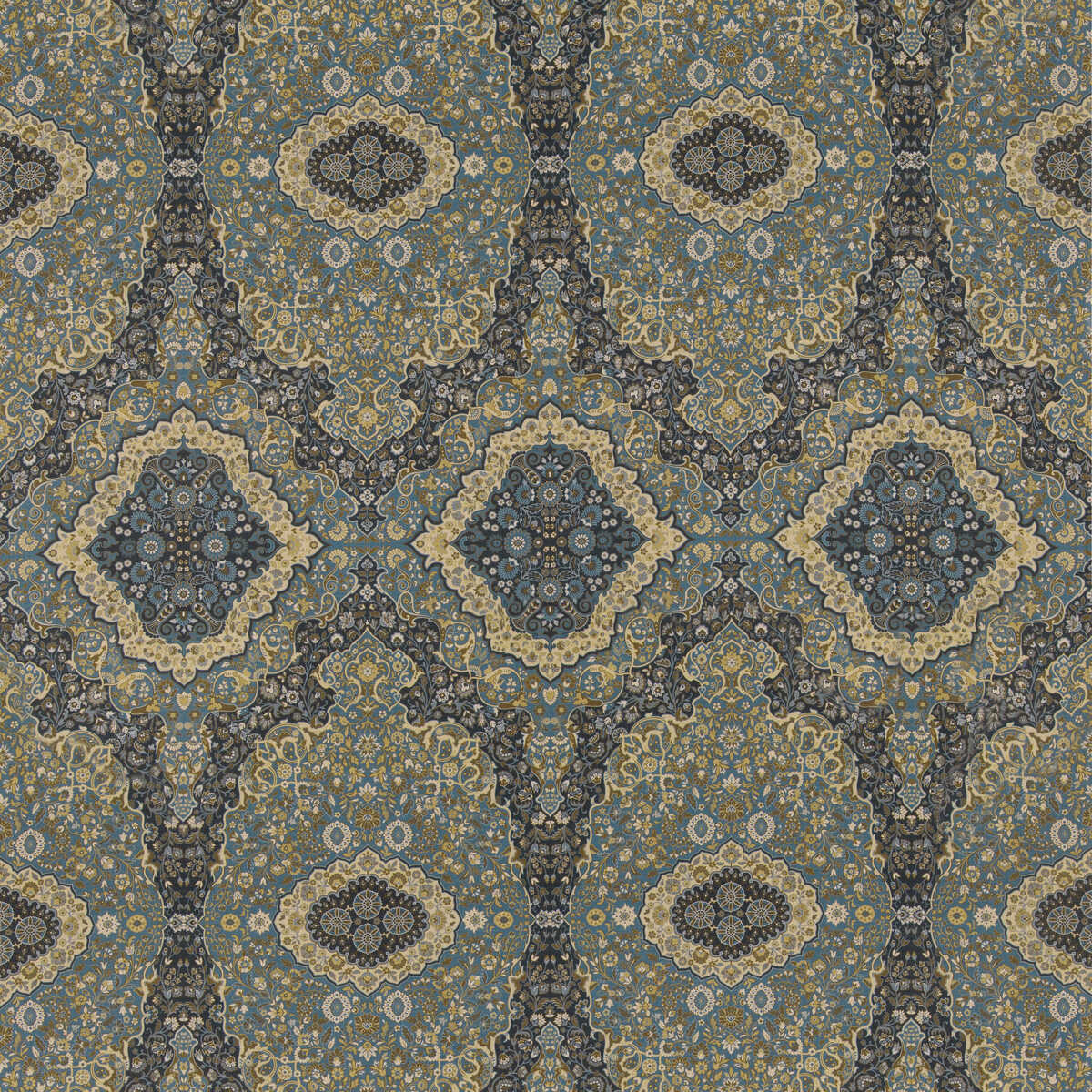 Woodland Paisley - Indigo - MULBERRY Tela