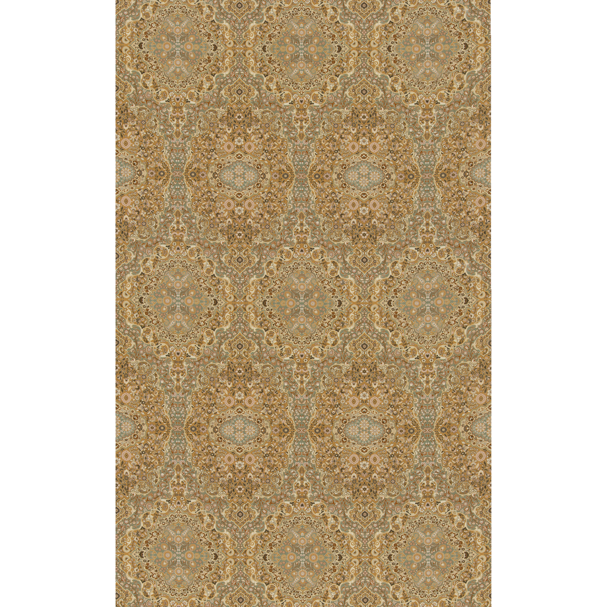 Woodland Paisley - Ochre - Mulberry Fabric