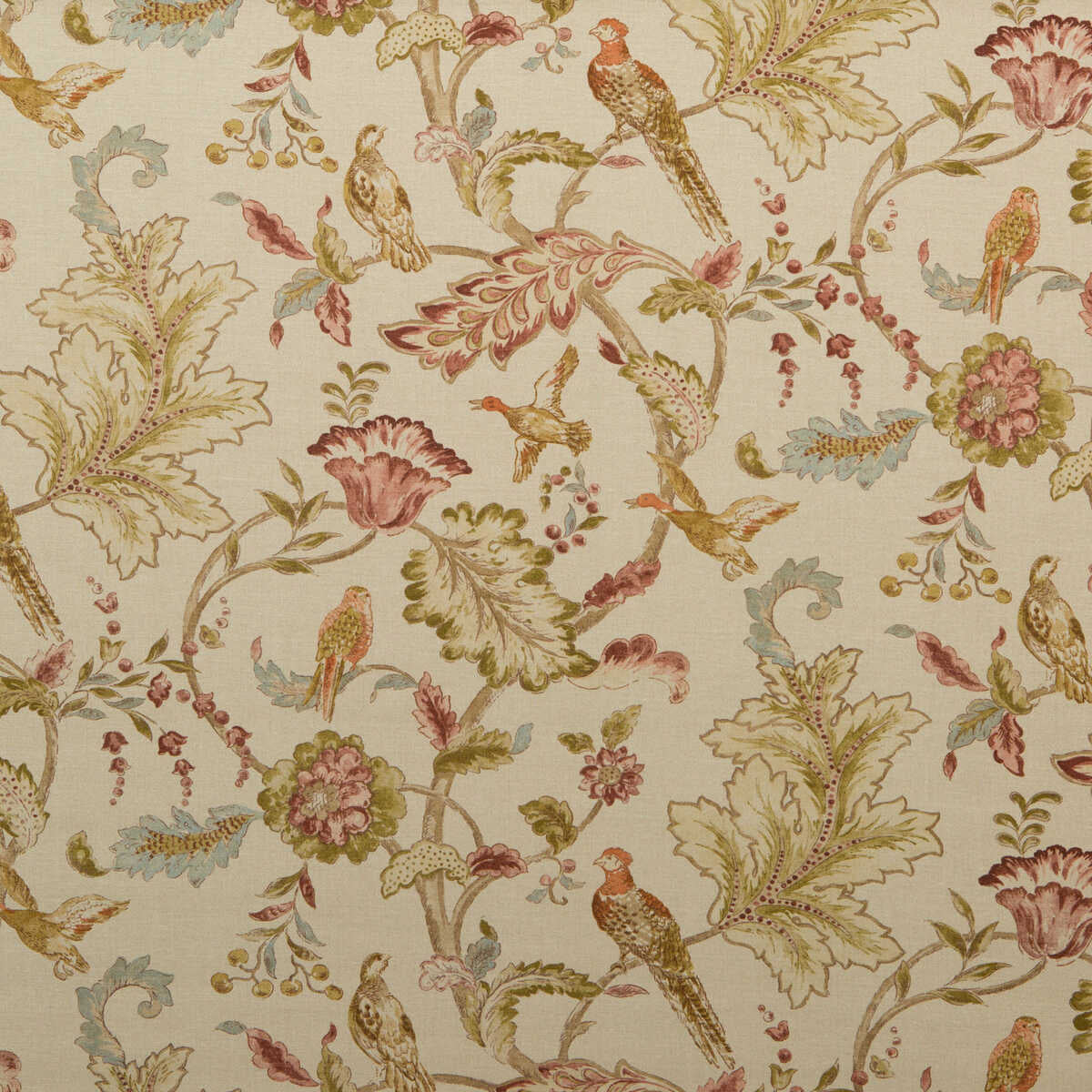 Early Birds - Natural - MULBERRY Fabric