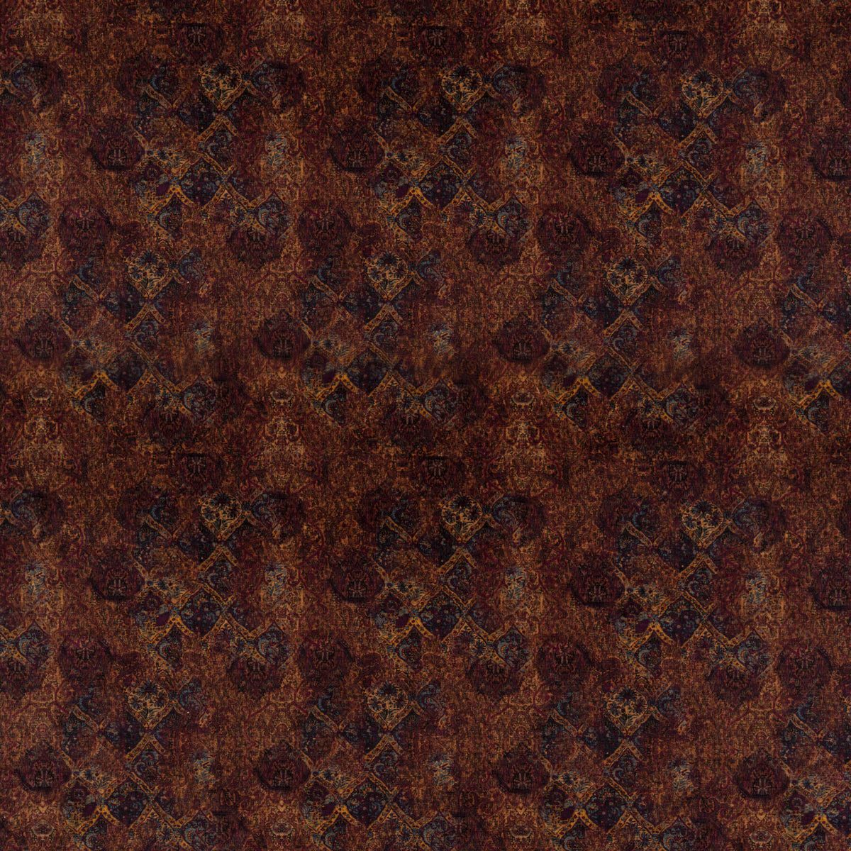 Bohemian Velvet - Fig/Sienna - FD286.H44.0 - Mulberry Fabric