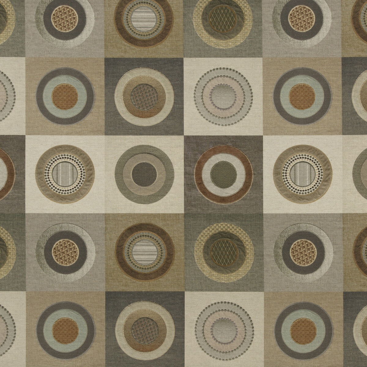 Dress Circle Linen - Warm Grey - FD291.A45.0 - Mulberry Fabric - Mulberry Fabric