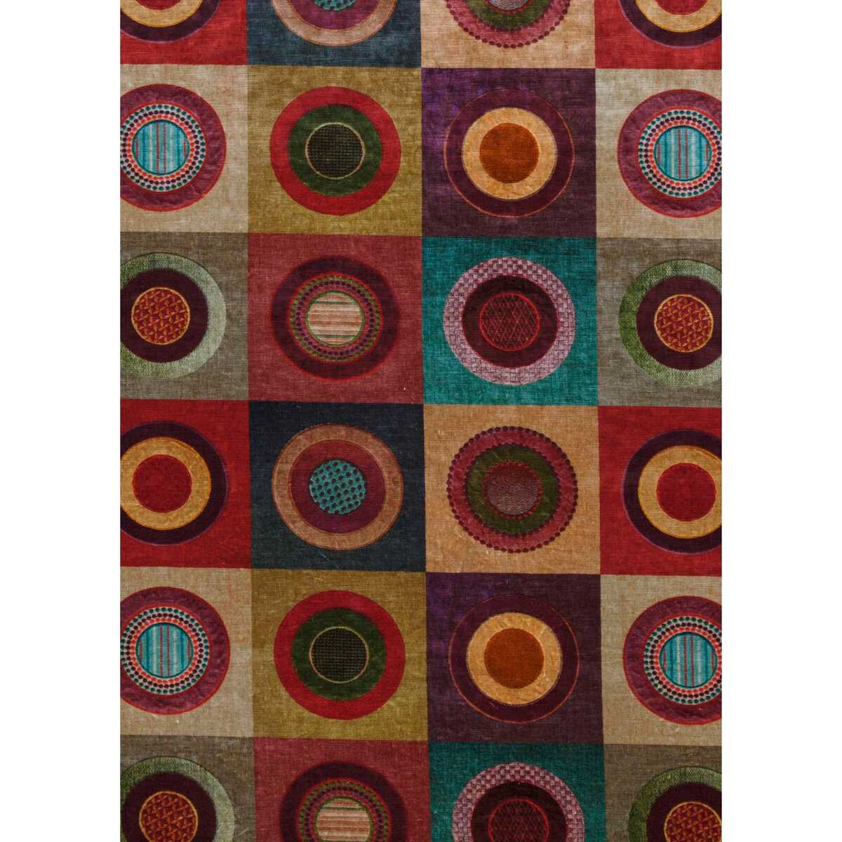 Dress Circle Velvet - Red/Plum - MULBERRY Fabric