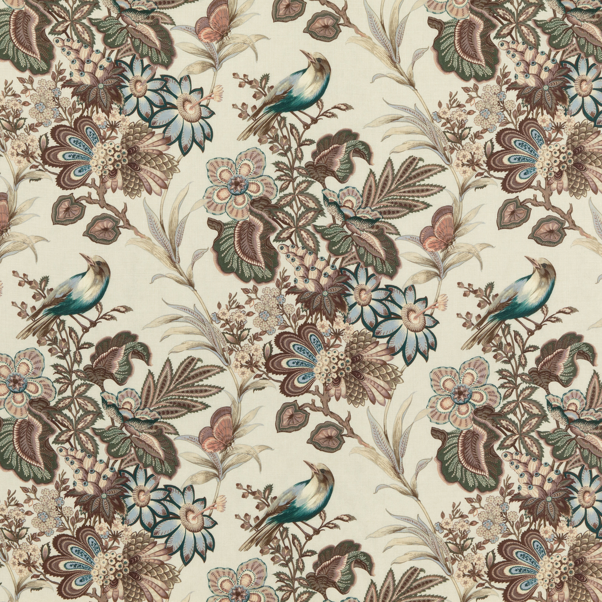 Artist Garden - Sage - Mulberry Fabric