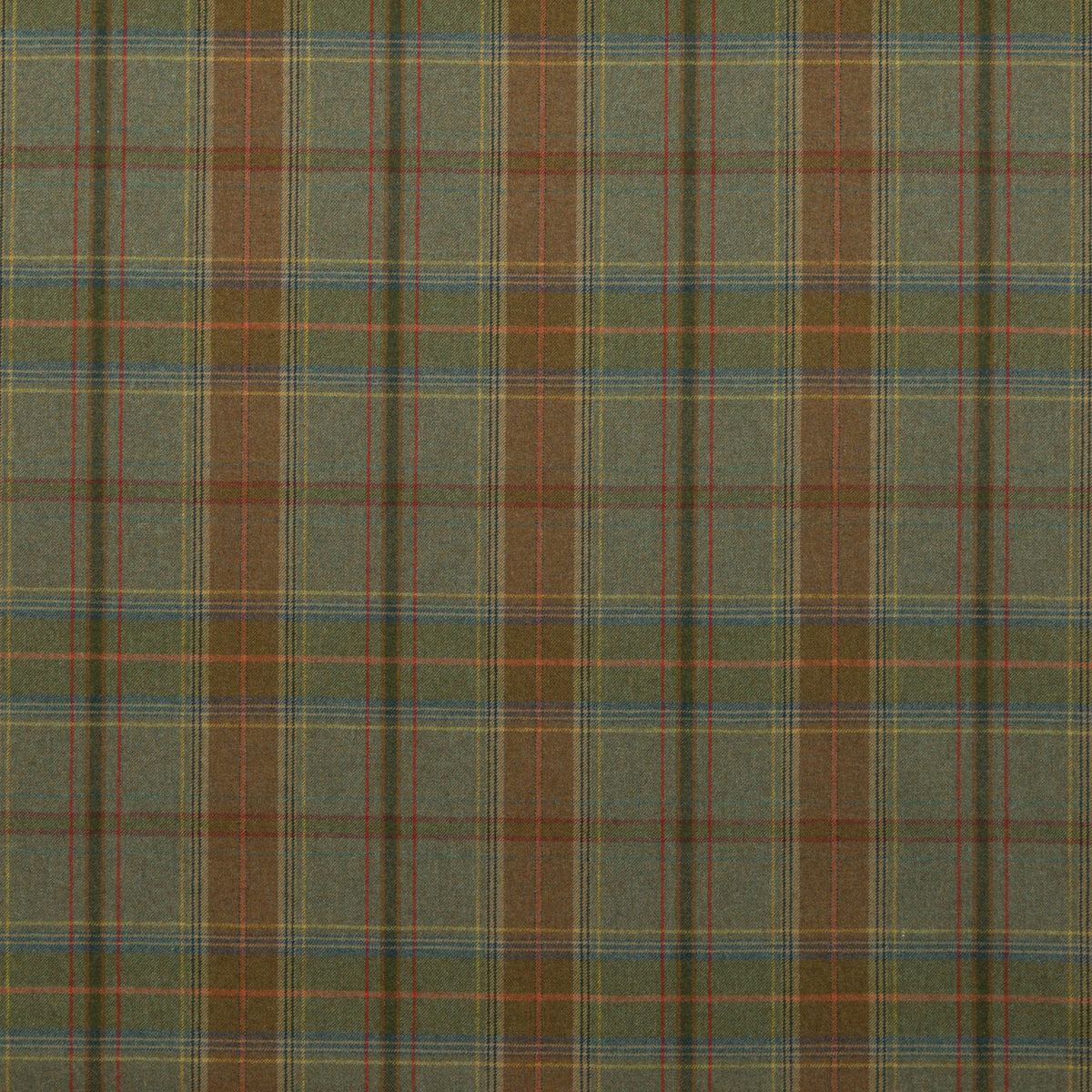 Shetland Plaid - Lovat - FD344.R106.0 - Mulberry Fabric - Mulberry Fabric
