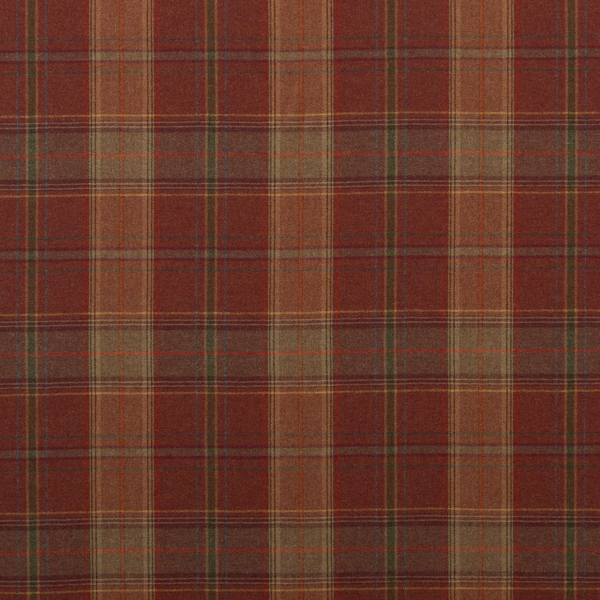 Shetland Plaid - Russet - FD344.V55.0 - Mulberry Fabric