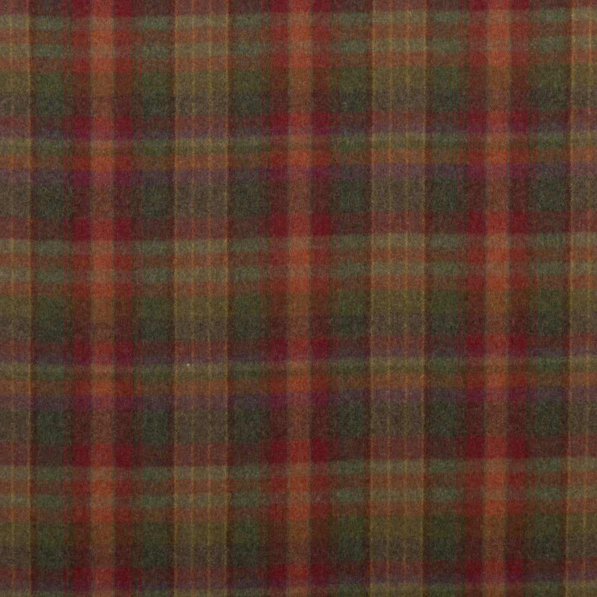 Country Plaid - Red/Lovat/Heather - FD699.V156.0 - Mulberry Fabric