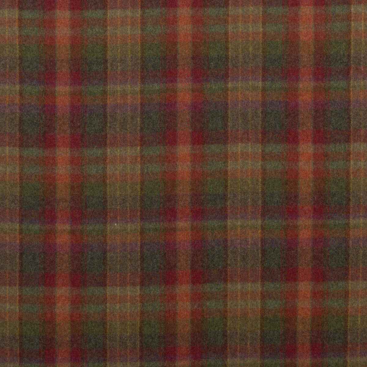 Fd699v1560 Country Plaid Red Lovat Heather Mulberry Fabric - MULBERRY Fabric